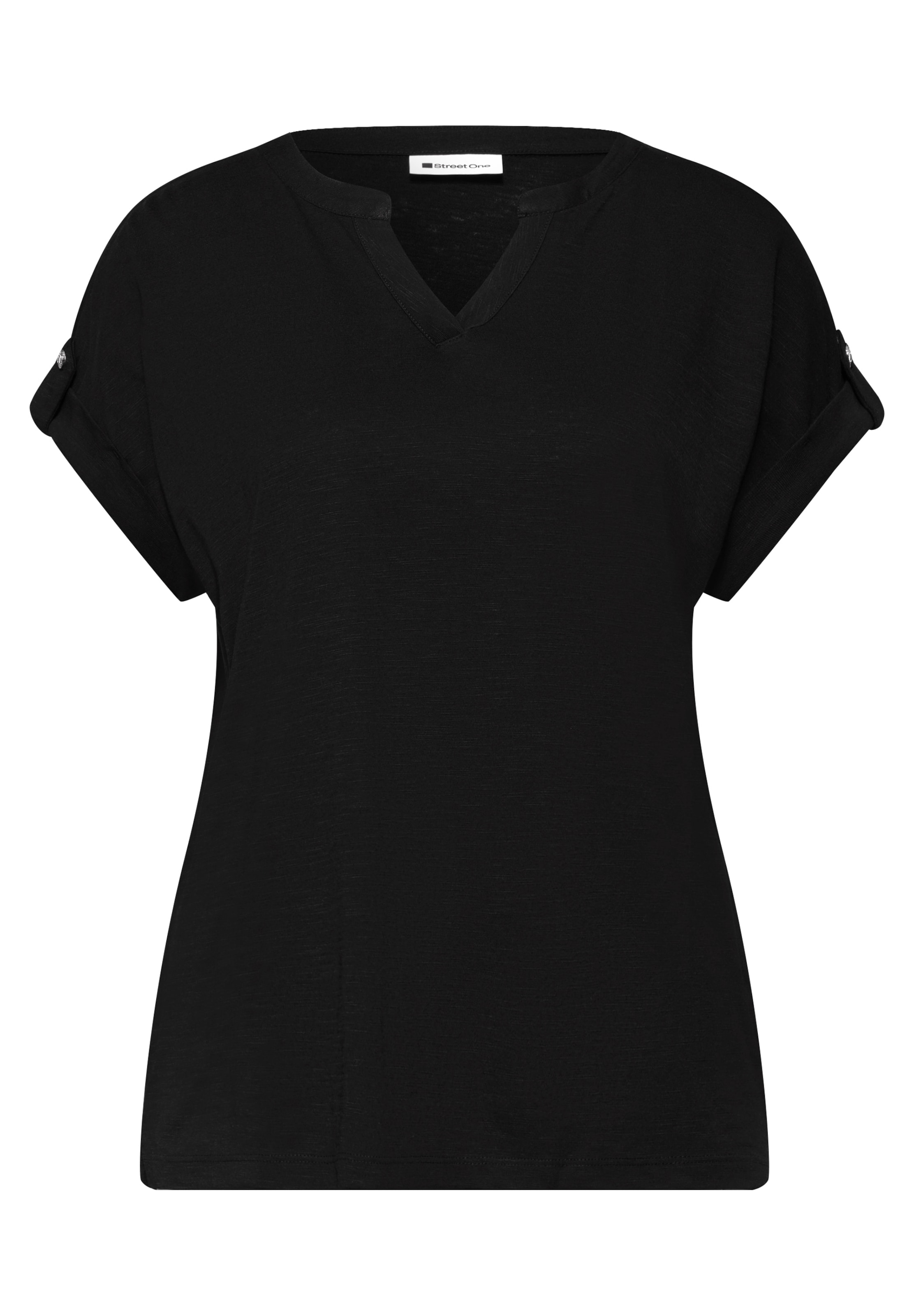 STREET ONE Shirt in Black: front