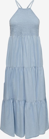 ONLY Letní šaty 'Bea' – modrá: přední strana