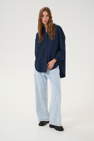 My Essential Wardrobe Bluse 'SunnaMW' i blå: forside