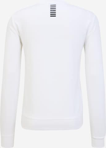 Sweat-shirt EA7 Emporio Armani en blanc