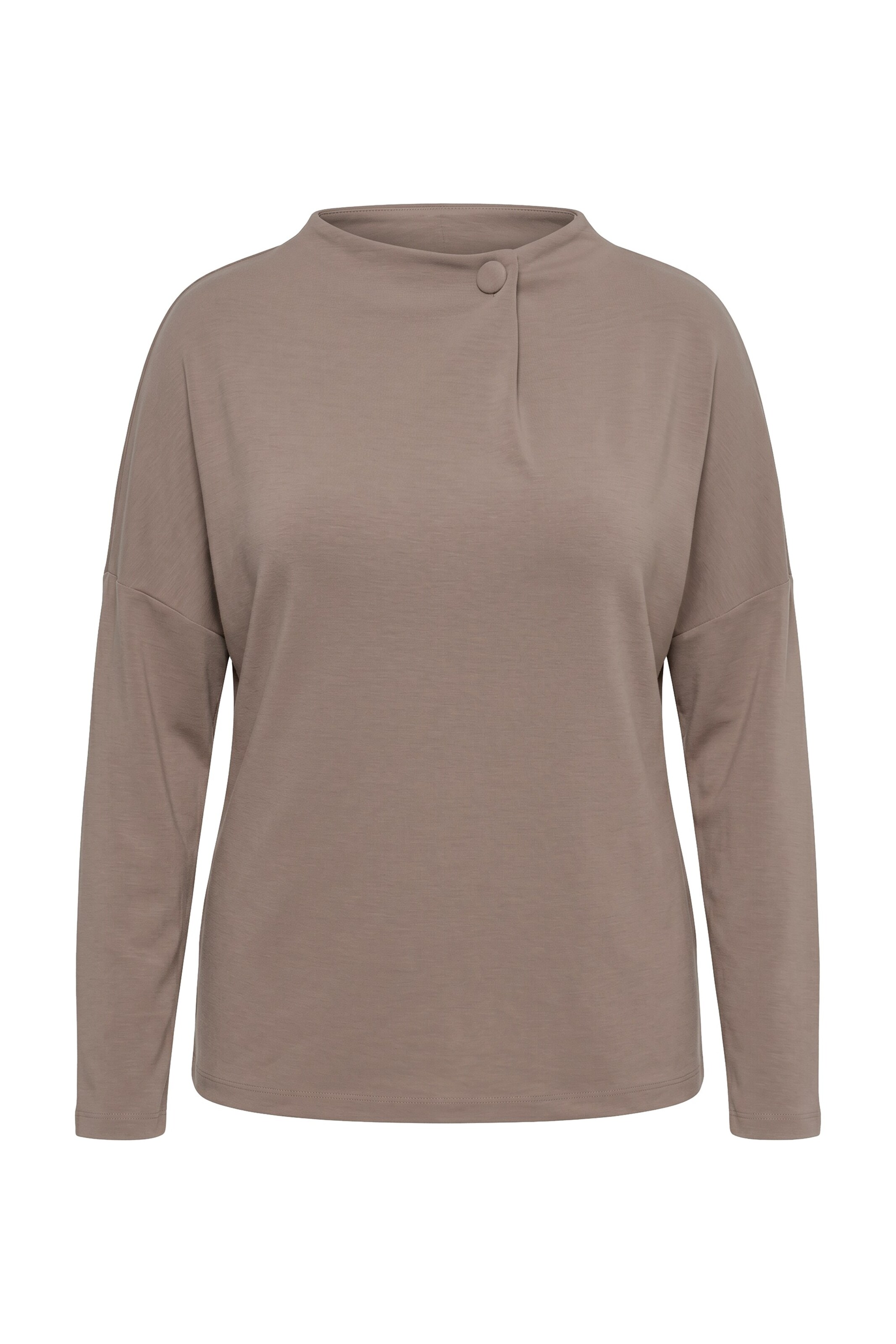 Ulla Popken Sweatshirt in Bruin: voorkant