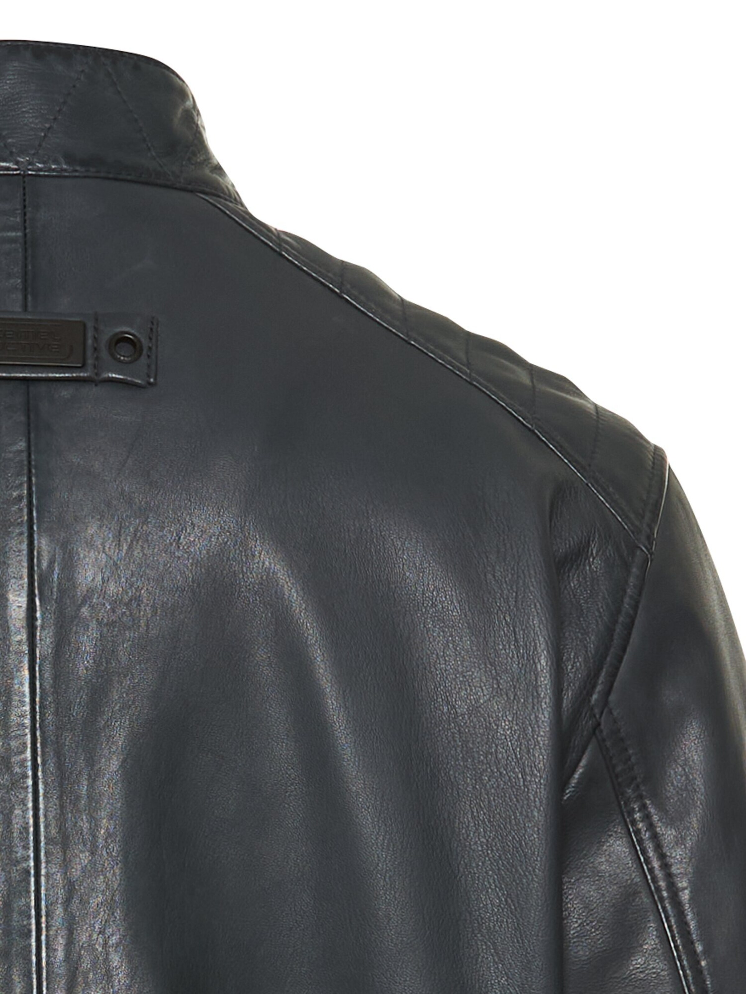 CAMEL ACTIVE Lederjacke in Blau