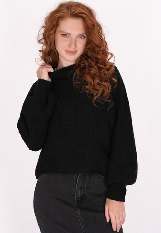Pull-over DreiMaster Vintage en noir : devant