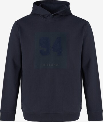 Salsa Jeans Sweatshirt in Blauw: voorkant