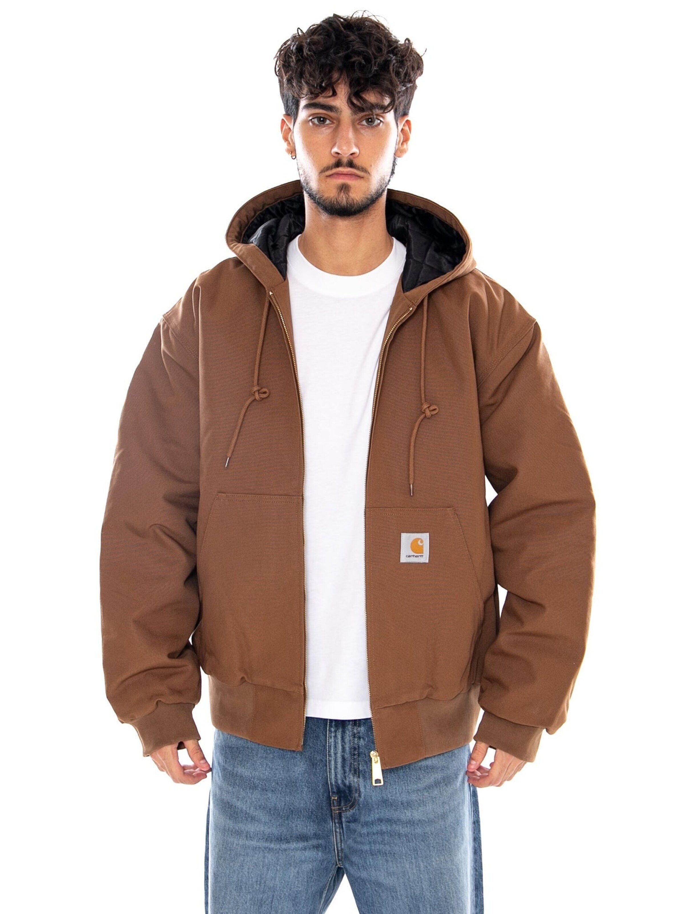 Carhartt WIP Between-season jacket 'OG ACTIVE JACKET WIP H BROWN RIGID' in Brown