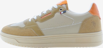 U.S. POLO ASSN. Sneakers laag in Beige: voorkant