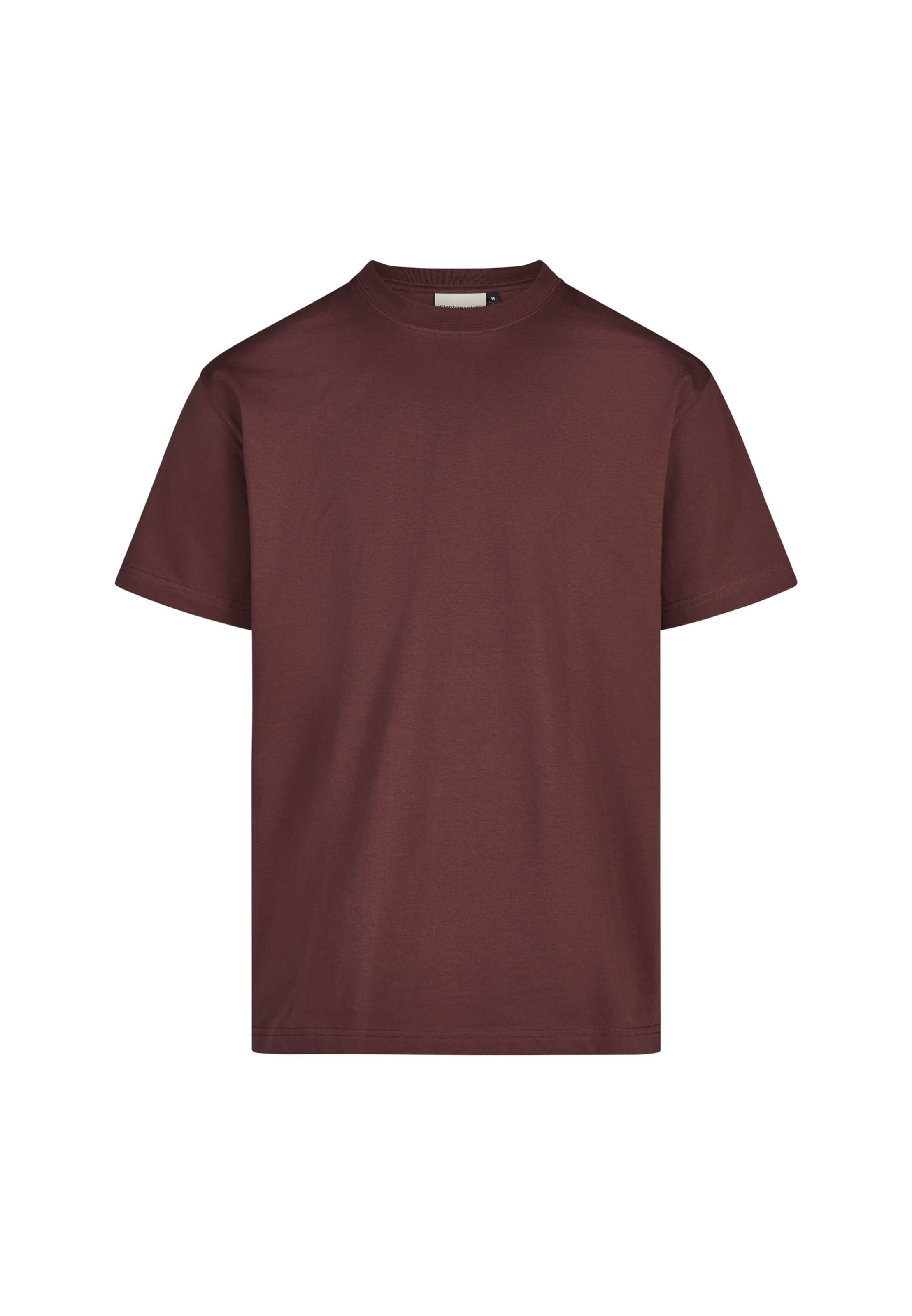 Cleptomanicx Shirt 'Classic Tee Ligull Classic' in Brown: front