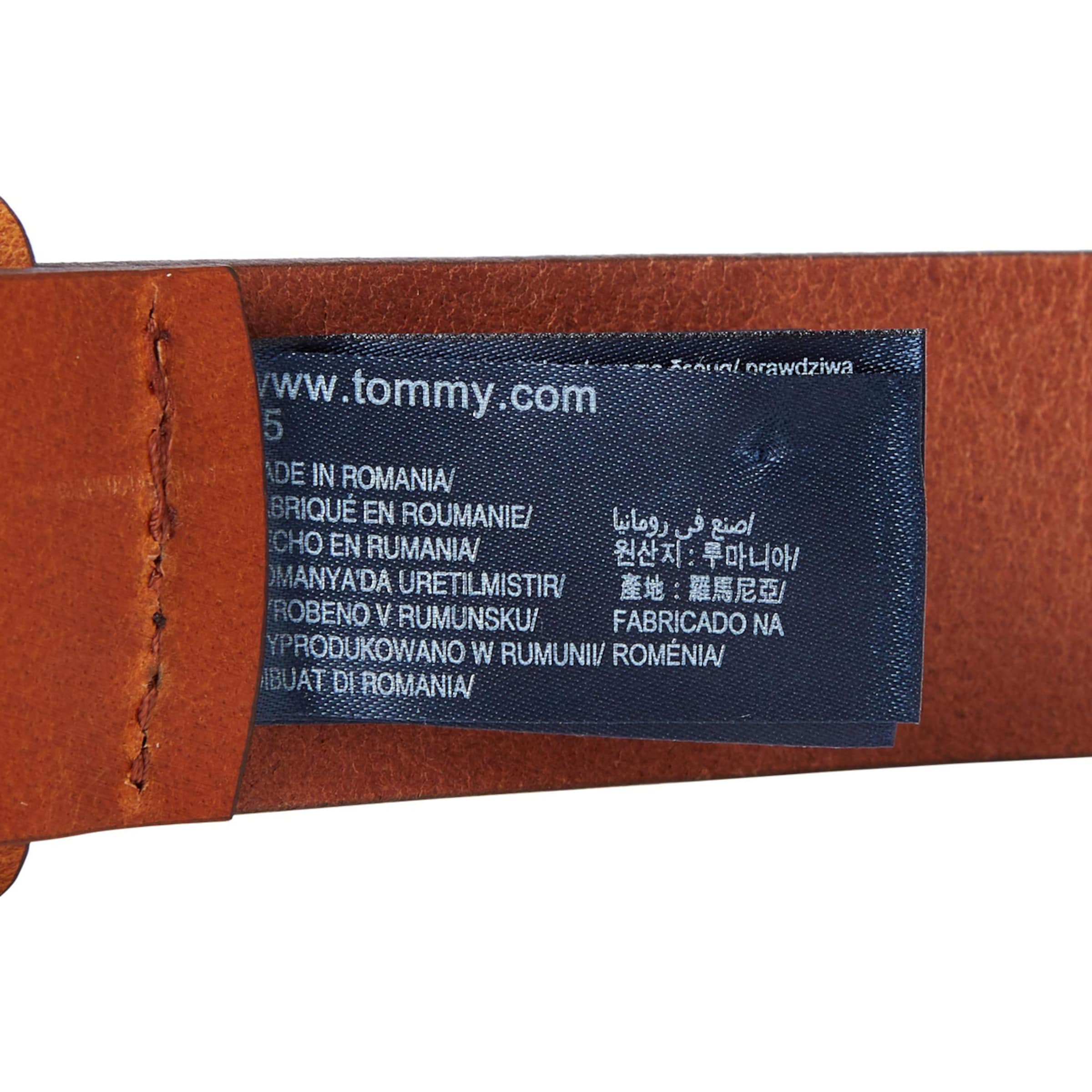 TOMMY HILFIGER Opasek 'Danny' – hnědá