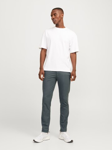 JACK & JONES - Slimfit Pantalón chino 'JPSTMarco Fury' en gris