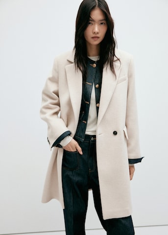 Cappotto di mezza stagione 'DALI' di MANGO in beige: frontale