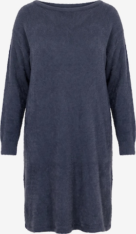 MIAMODA Knit dress in Blue: front
