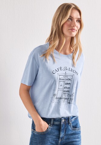 T-shirt STREET ONE en bleu : devant