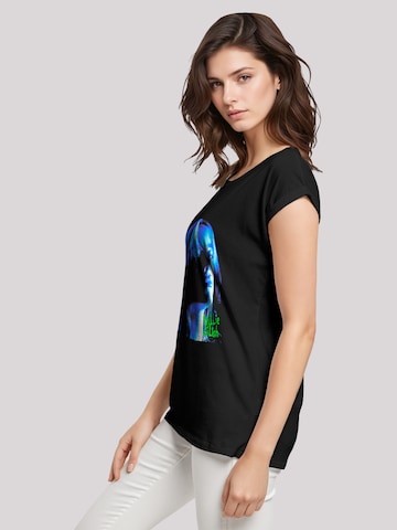 F4NT4STIC Shirt 'Billie Eilish Blue Face' in Zwart