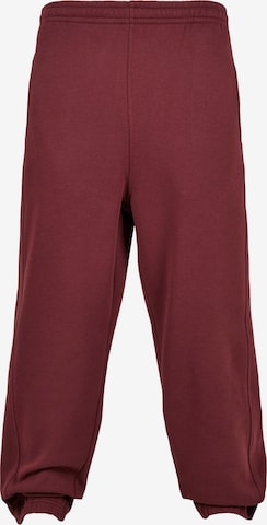 Urban Classics Tapered Trousers in Red: front