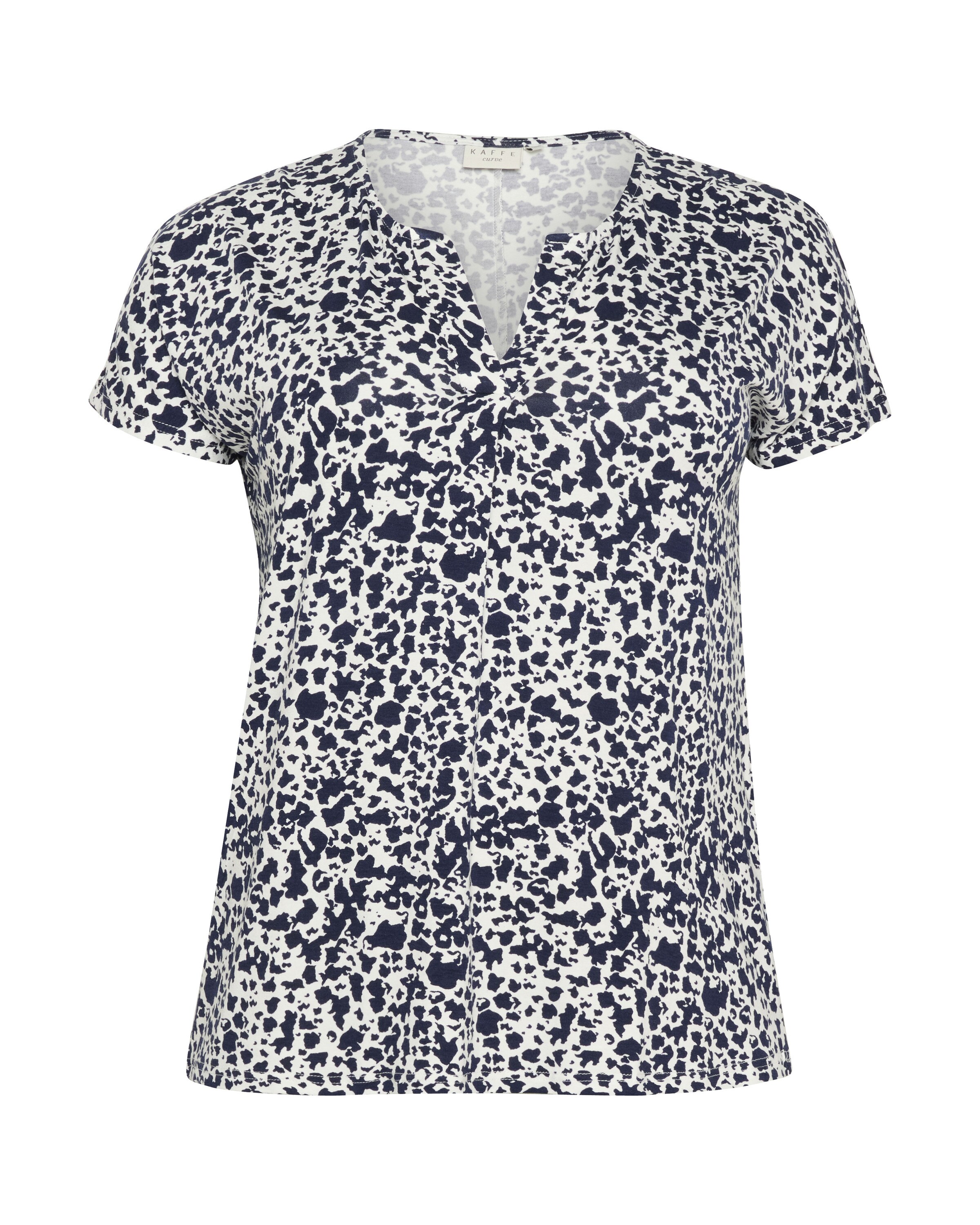 KAFFE CURVE Shirt 'KCCharlotta' in Blau: Vorderseite
