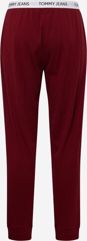 Effilé Pantalon 'Heritage' Tommy Jeans en rouge