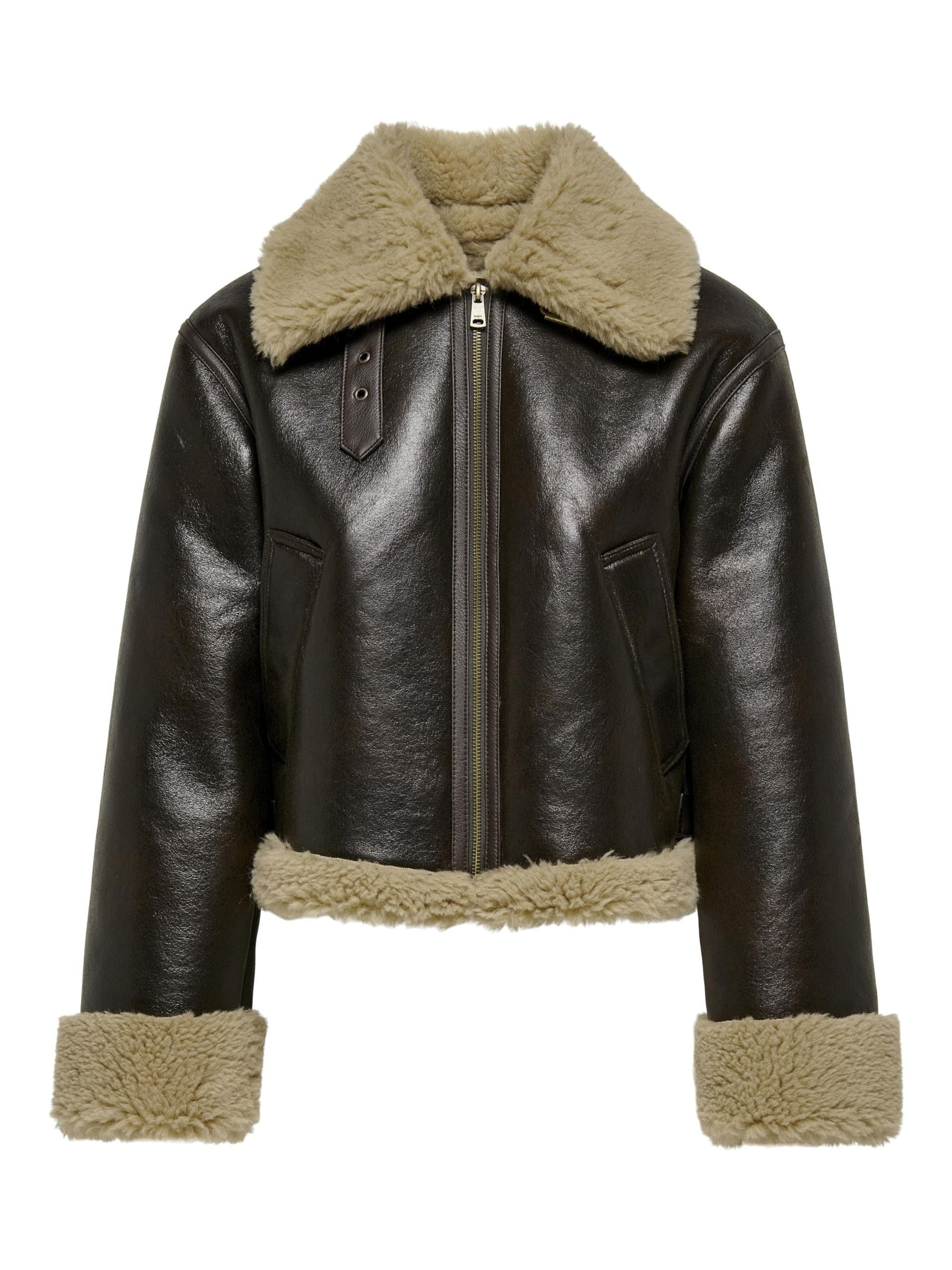 Veste mi-saison 'VERONA' ONLY en marron : devant