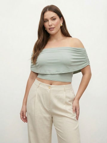 CITA MAASS Top 'Bessy' in Grey: front
