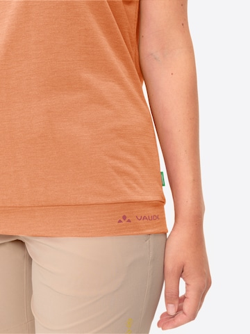 VAUDE Functioneel shirt 'Skomer' in Oranje