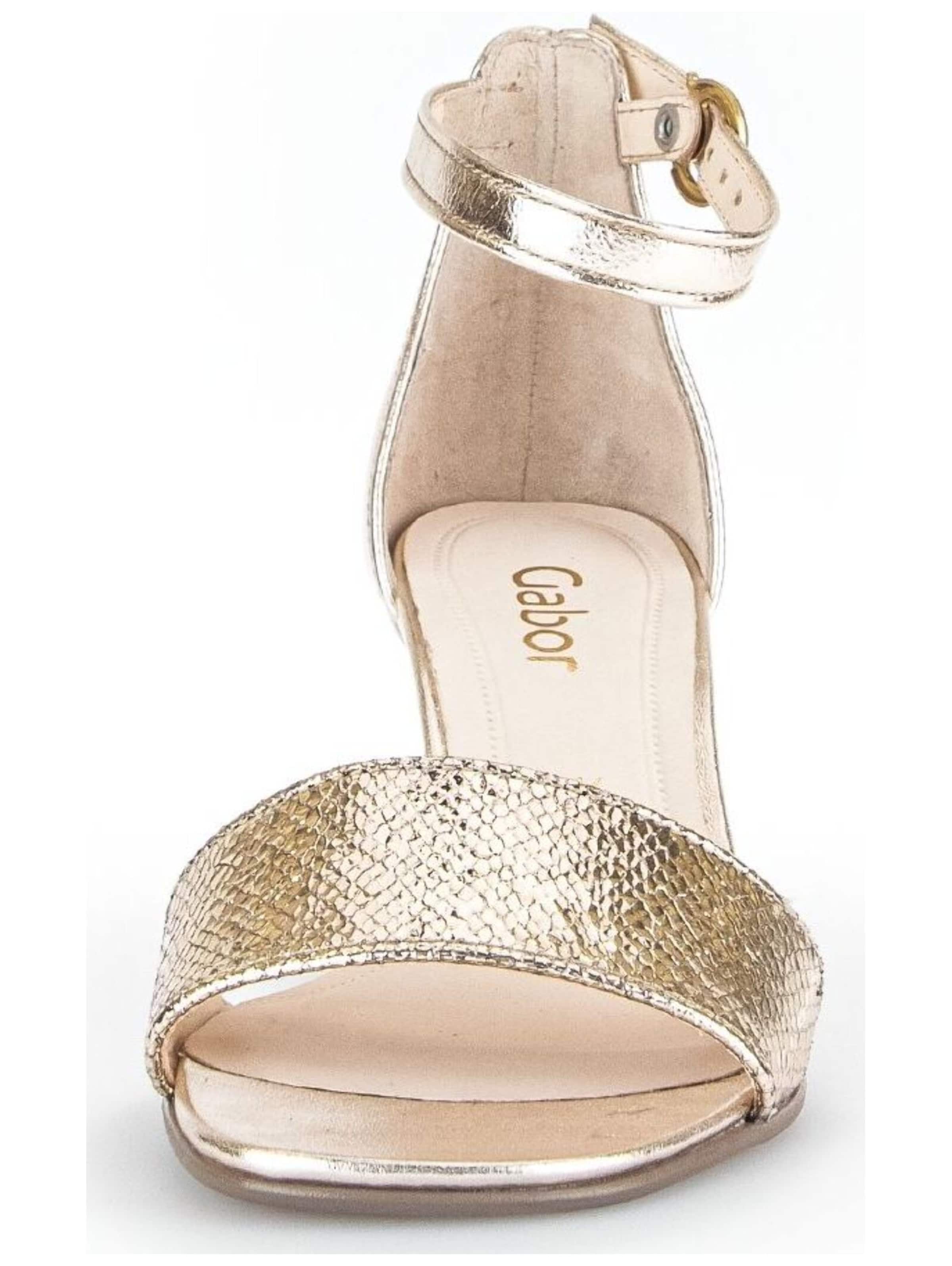 GABOR Sandale in Gold