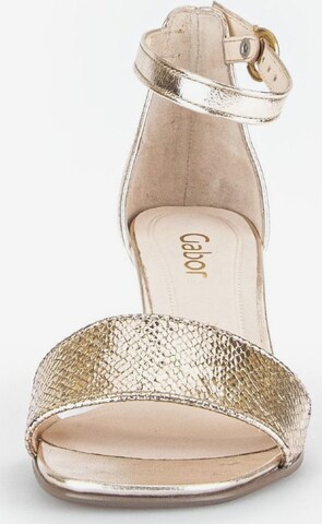 GABOR Strap Sandals in Gold