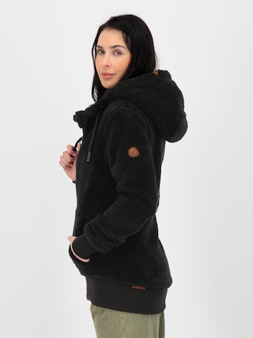 Jachetă  fleece 'TabeaAK' de la Alife and Kickin pe negru