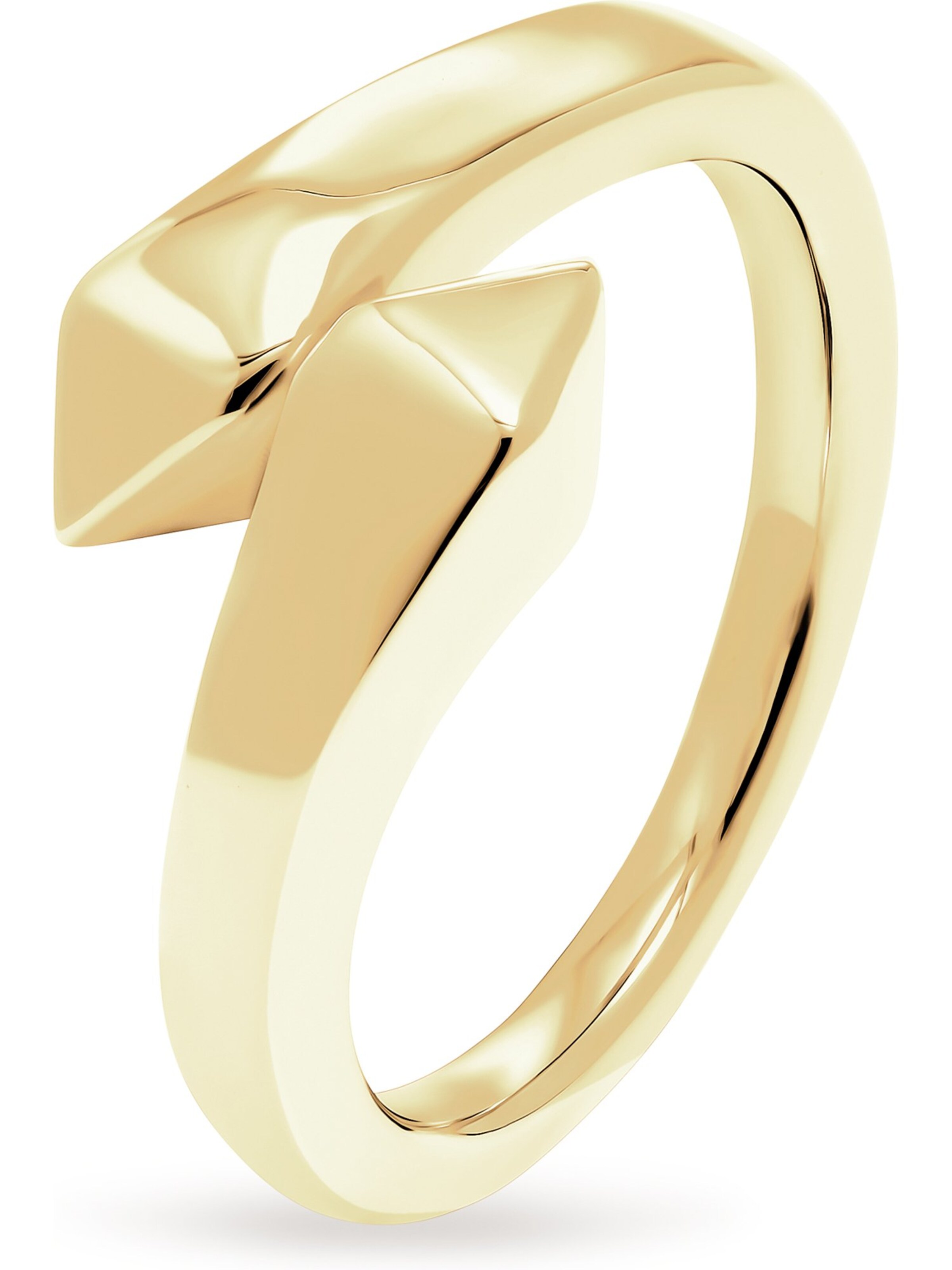 JETTE Ring in Gold: front