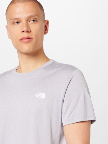 THE NORTH FACE Regular Fit Sportshirt 'Reaxion' in Grau