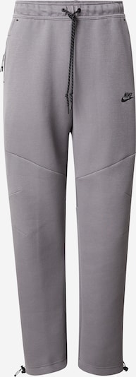 Kelnės 'TECH FLC' iš Nike Sportswear, spalva – pilka / juoda, Prekių apžvalga
