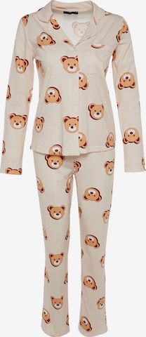 Pyjama Trendyol en beige : devant
