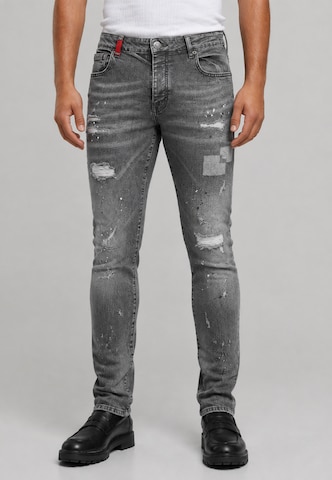 Slimfit Jeans 'Pablo' di 2Y Premium in grigio: frontale