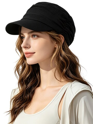 Magicshe Hat 'Schirmmütze mit Falten' in Black