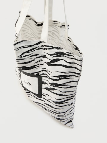 Lala Berlin Шоппер 'Maja' в Белый