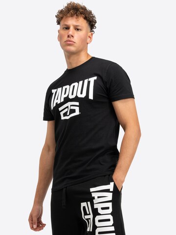 Tapout - Camiseta 'Active' en negro: frente