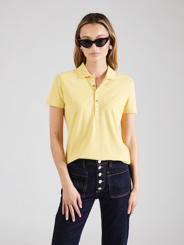 Lauren Ralph Lauren T-shirt 'KIEWICK' i gul: framsida
