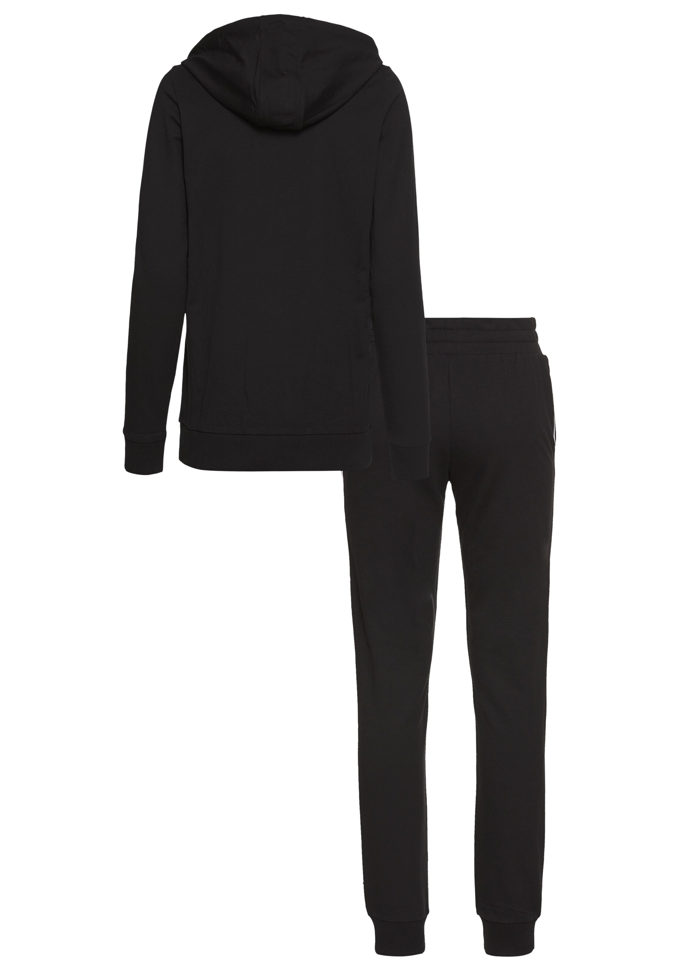 KangaROOS Trainingsanzug in Schwarz