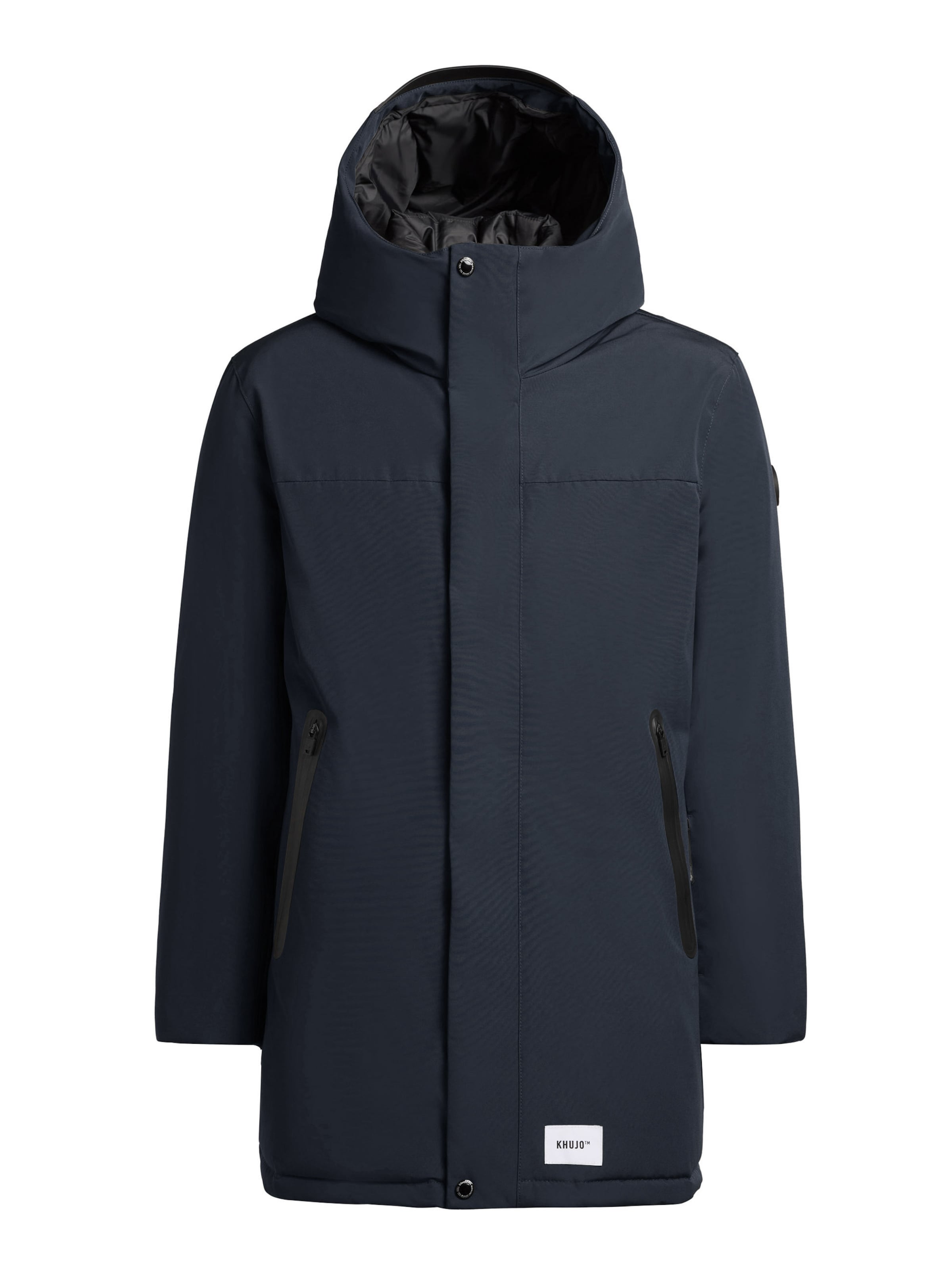 khujo Зимняя куртка 'Kann2' в Синий: спереди