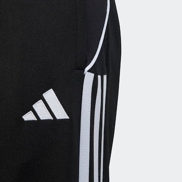 Coupe slim Pantalon de sport 'Tiro 23 League Training Bottoms' ADIDAS PERFORMANCE en noir