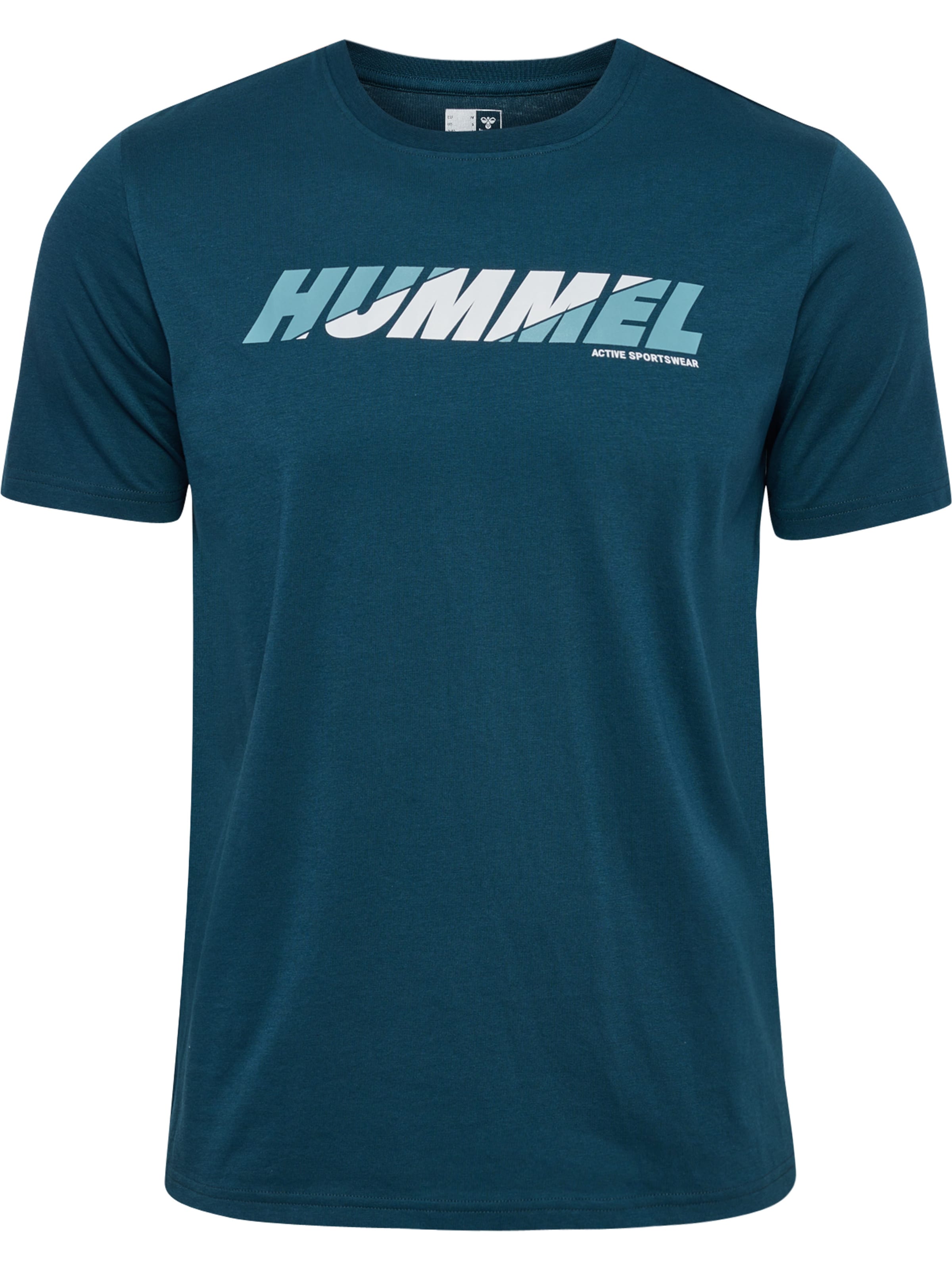 Hummel Shirt in Groen: voorkant