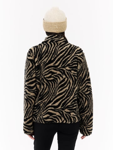 PROTEST Fleece Jacket 'PRTAdele' in Brown