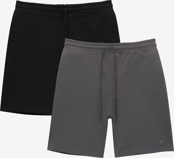 Pull&Bear Shorts in Grau: predná strana