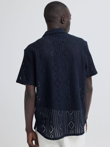 BLEND Regular fit Button Up Shirt 'BHAkon' in Blue