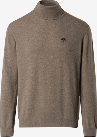 Pull-over North Sails en marron : devant