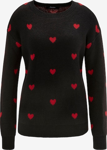 Aniston CASUAL Sweater in Black: front