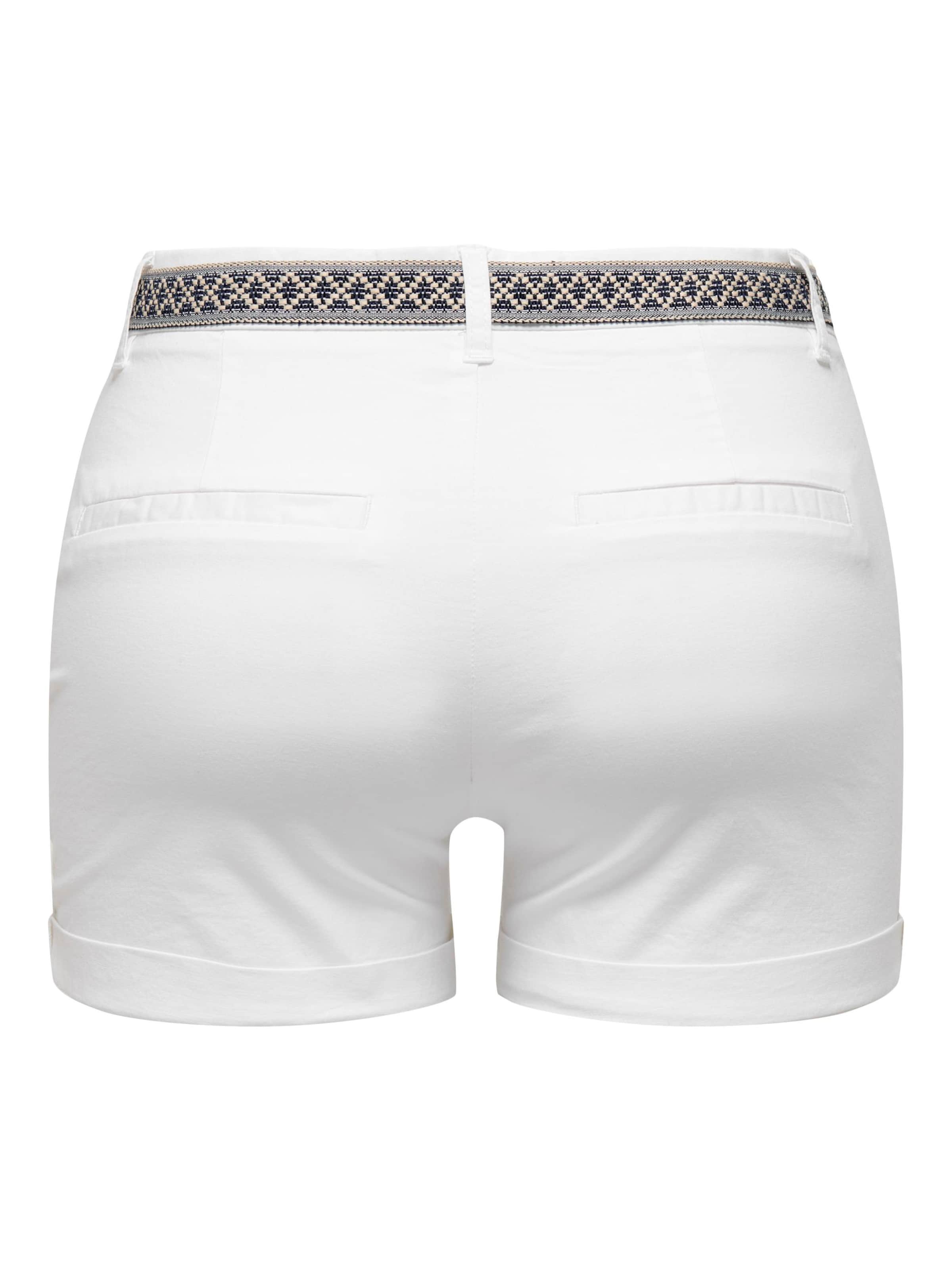 Regular Pantalon chino 'ONLGeorgia' ONLY en blanc