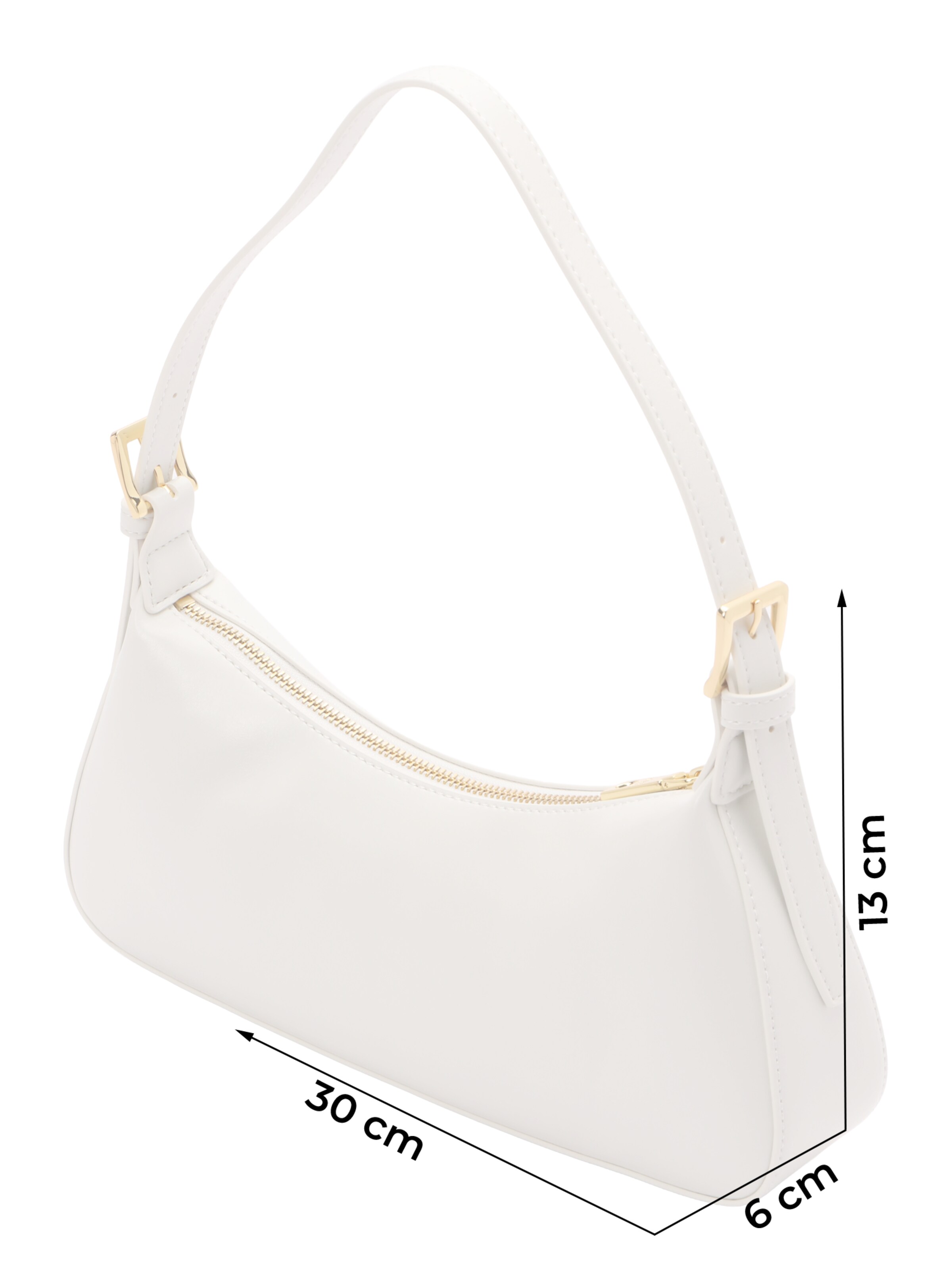 Borsa a spalla di Love Moschino in bianco