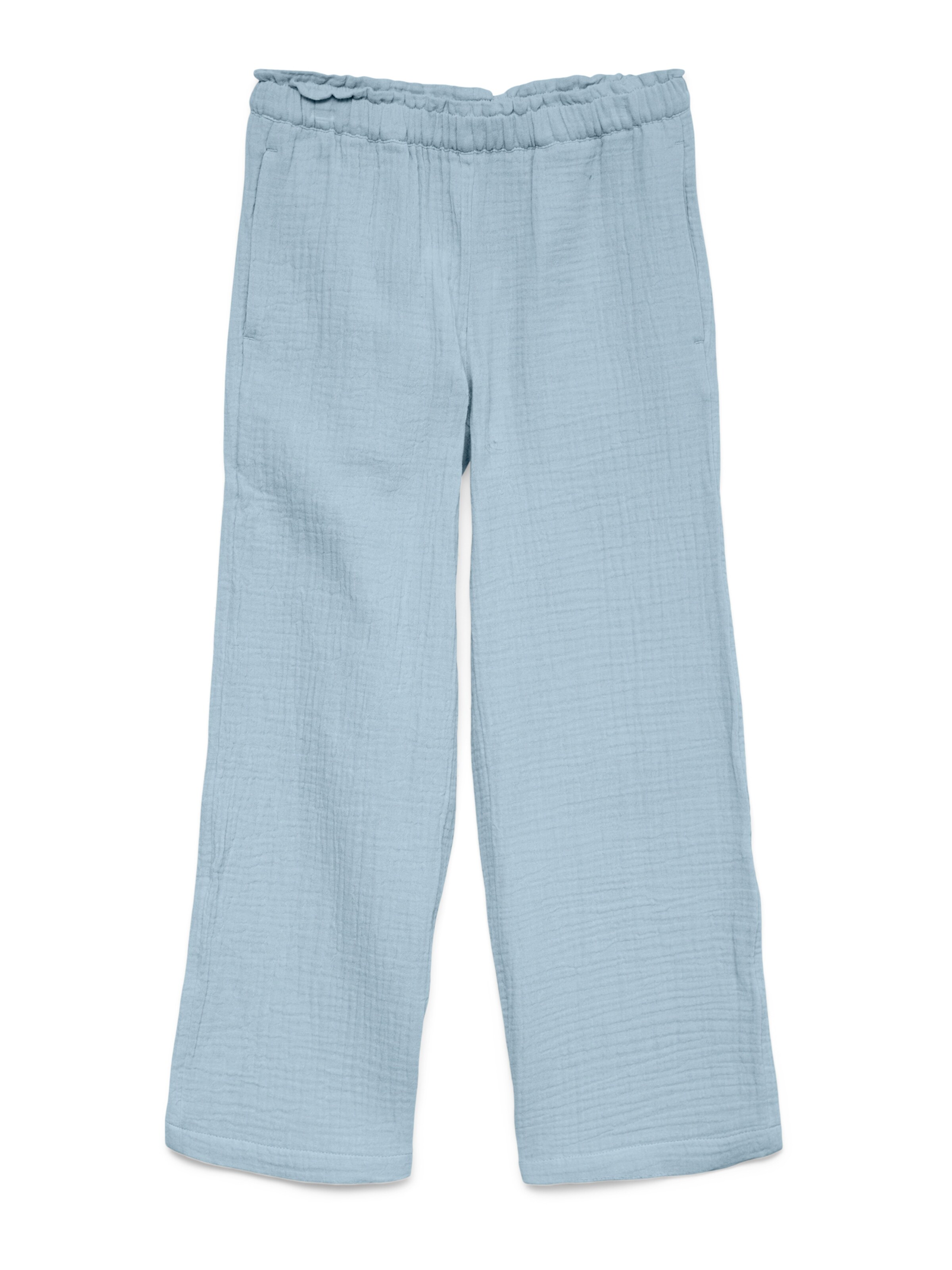 Vero Moda Girl Voľný strih Nohavice 'VMNATALI' - Modrá: predná strana