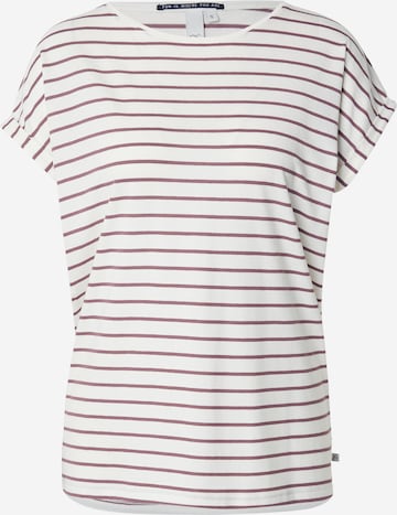 T-shirt QS en beige : devant