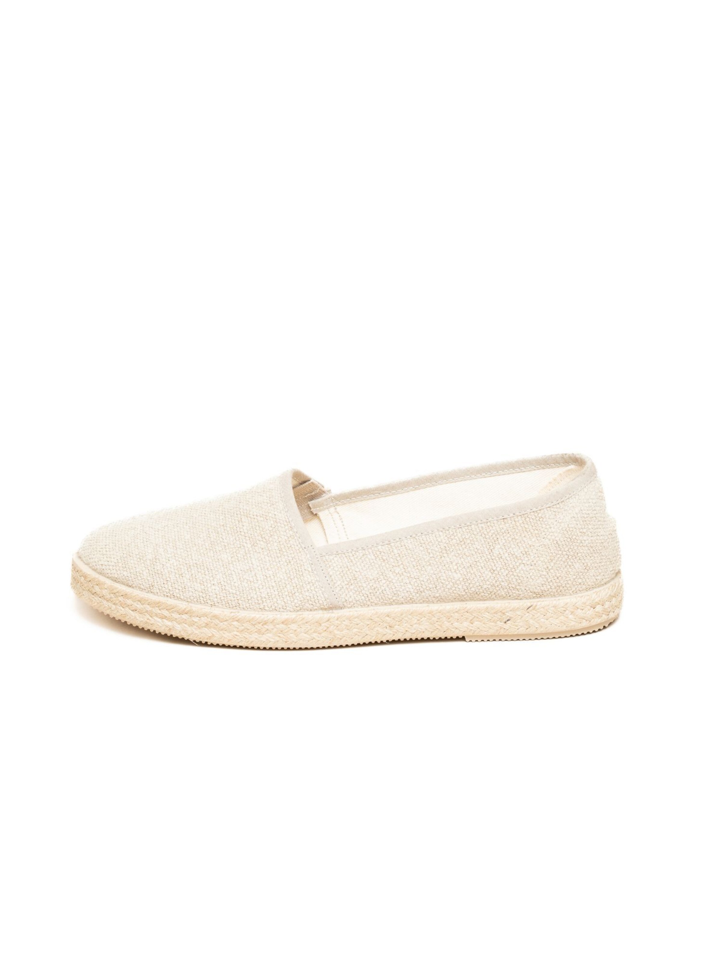 Gottstein Espadrilles 'Espadrille Camping Linen uni V' in Beige