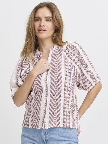 Camicia da donna ' PZLEZIA ' di PULZ Jeans in bianco